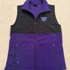University of Washington W Purple and Black Women's Vest